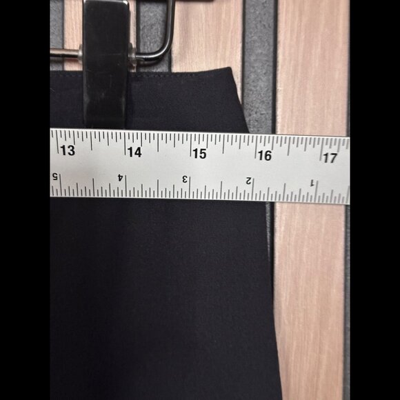 Lafayette 148 New York Dress Pants 8 Womens Black Wool Blend Stretch Trousers - Picture 3 of 8